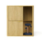31.5" Wooden Cat Litter Cabinet with Cat Tree and Storage