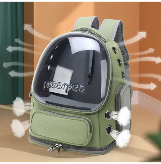 Transparent Pet Carrier Backpack for Cats and Small Dogs