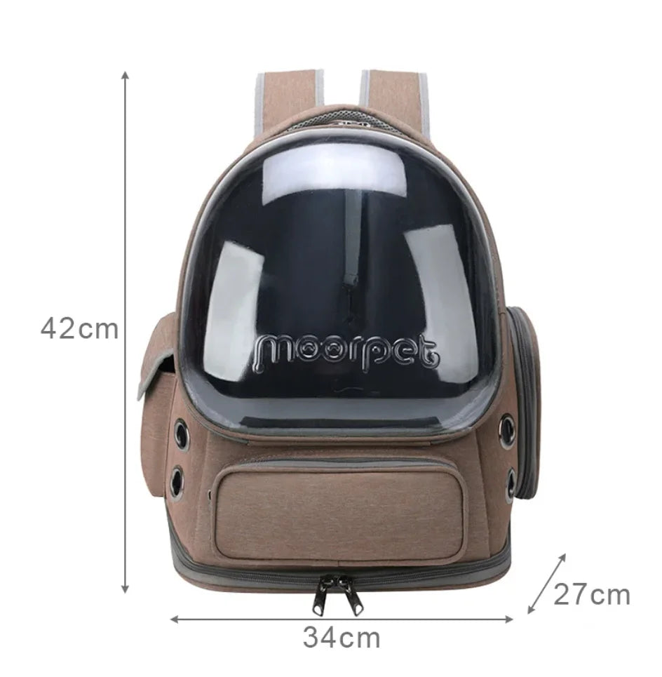 Transparent Pet Carrier Backpack for Cats and Small Dogs