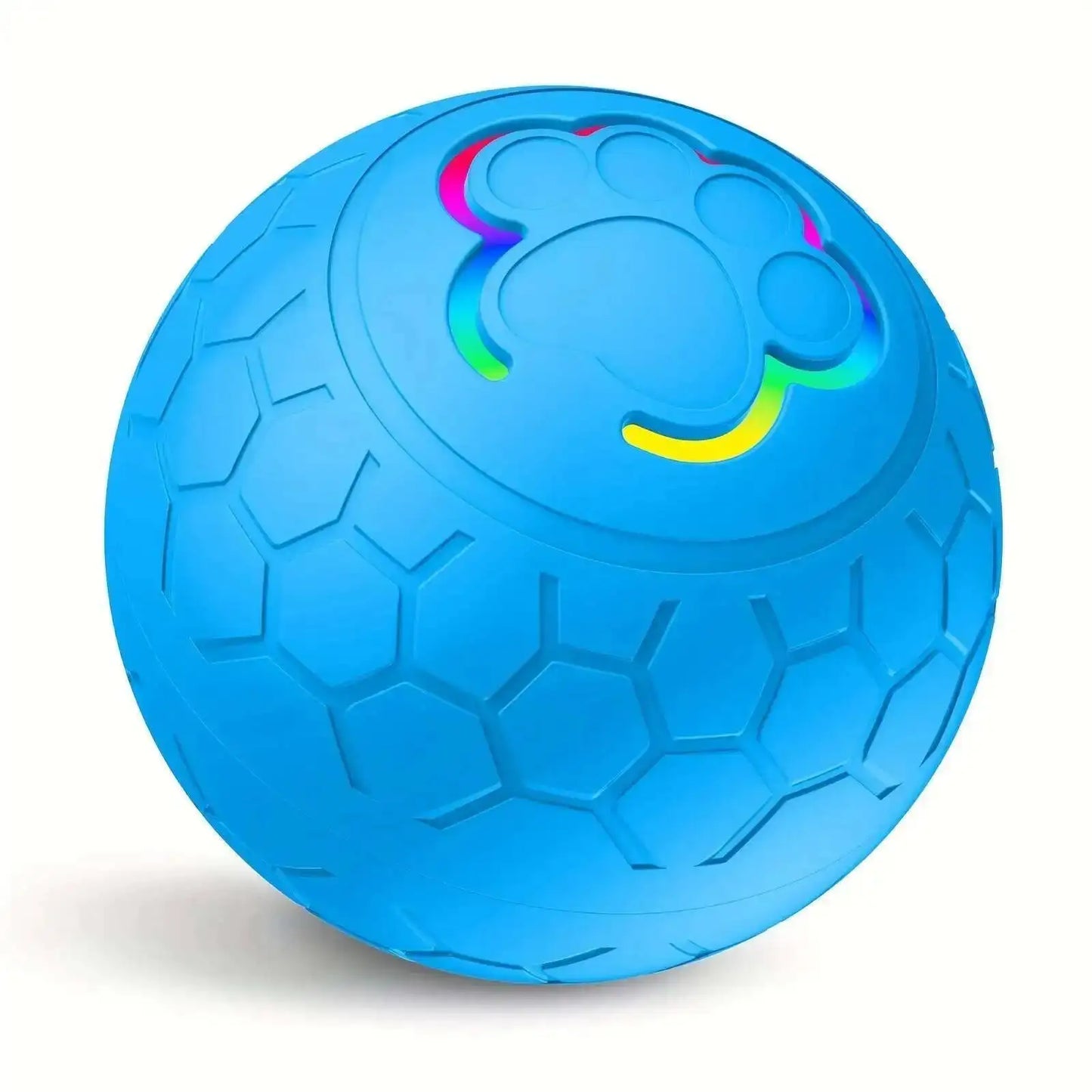 Smart Interactive Dog Toy Ball with USB Rolling RGB Lights